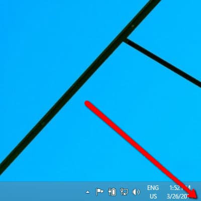 Step 1 of changing the keyboard layout on Windows 8: Open the side menu.
